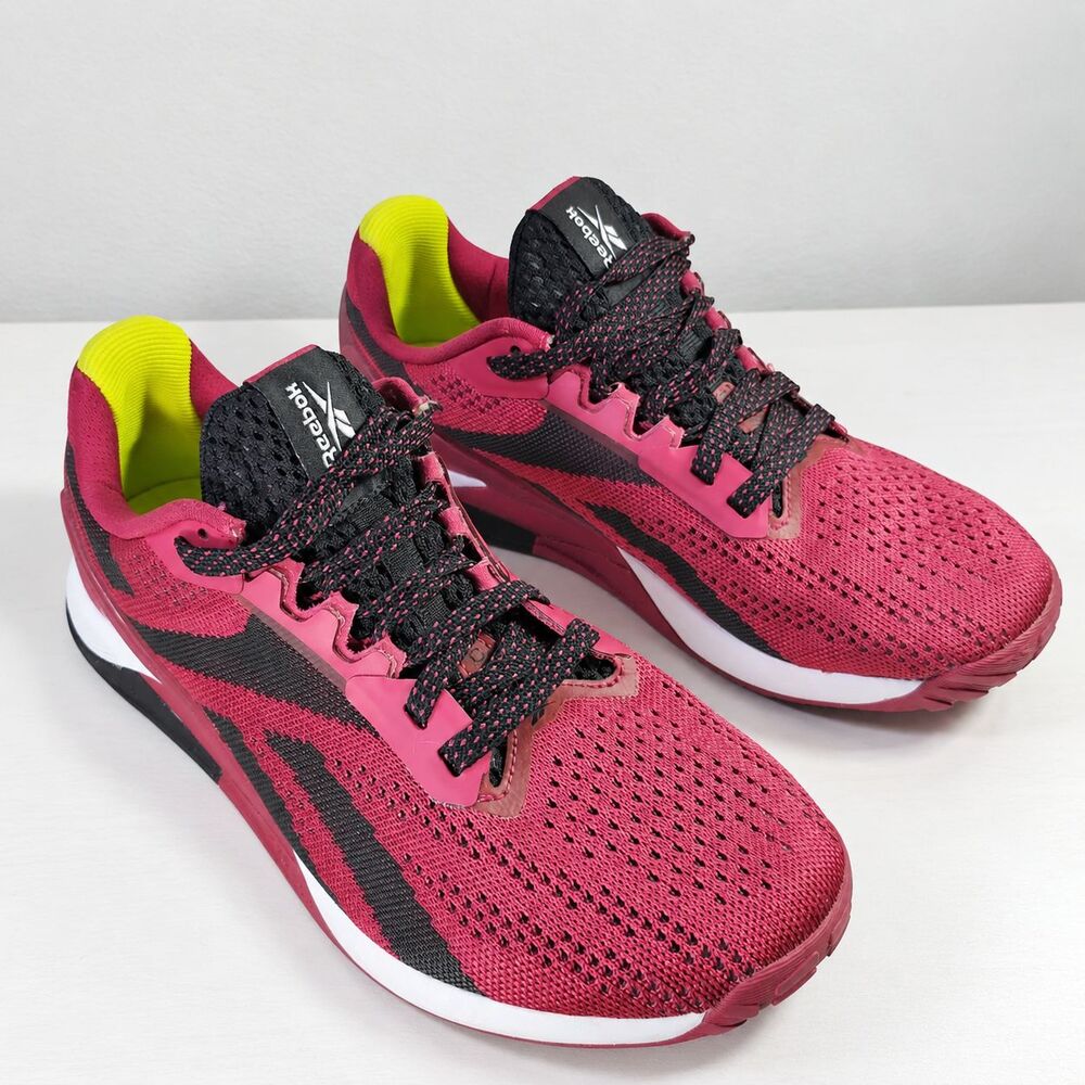 Reebok Nano X1 Les Mills Women's US ? Punch Berry Black Cross Training Shoes